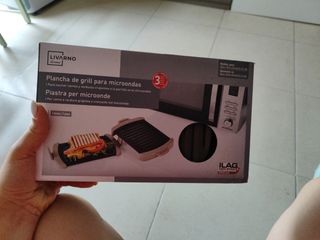 Plancha grill microondas Livarno