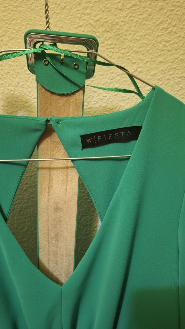 Vestido Fiesta turquesa - Talla M