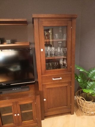 Muebles salón madera maciza