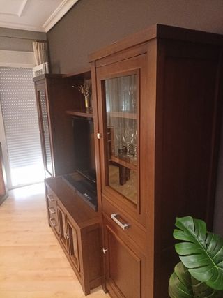 Muebles salón madera maciza
