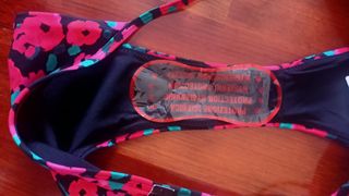 Braga bikini Etam XL - Roja estampada