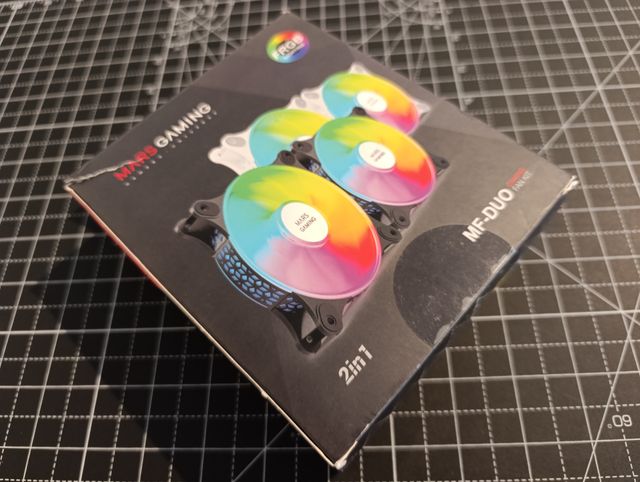 2 Ventiladores MARS GAMING 120mm RGB