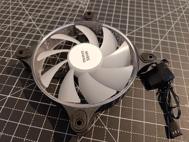 2 Ventiladores MARS GAMING 120mm RGB