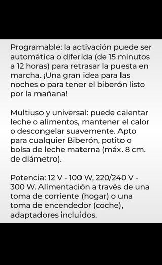 Calienta biberones Baby Moov Nutri Smart