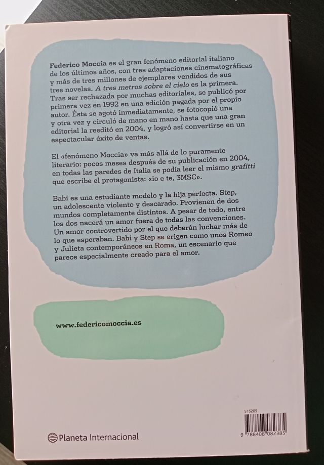 A tres metros sobre el cielo 