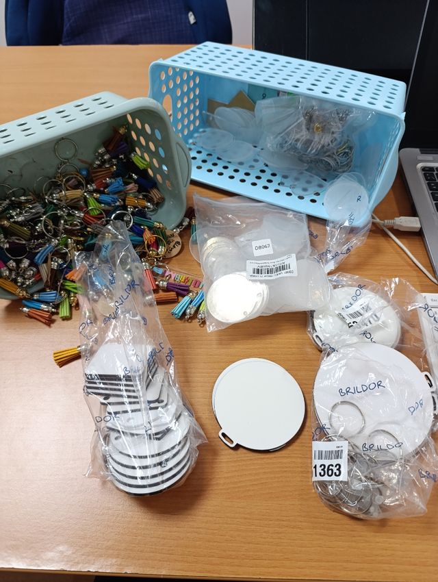 Llaveros artesanales +de 100ud