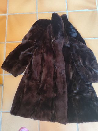 Chaquetón pelo marrón
