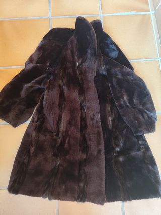Chaquetón pelo marrón