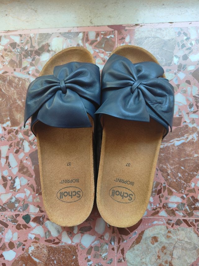 Ciabatte Dr Scholl blu, n. 37