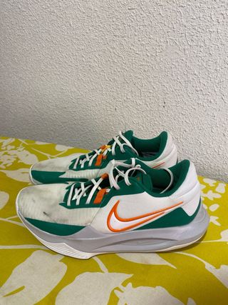 Zapatillas Nike Baloncesto Verde-Blanco