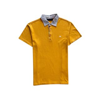 Polo Etro uomo L Arancione cotone manica corta