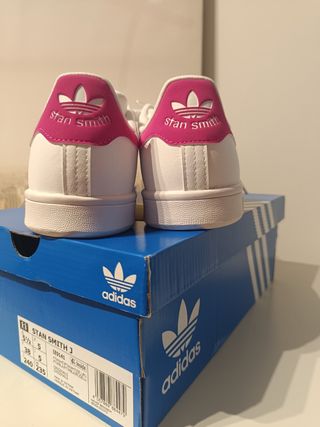 Zapatillas Adidas Stan Smith Rosa-Blancas