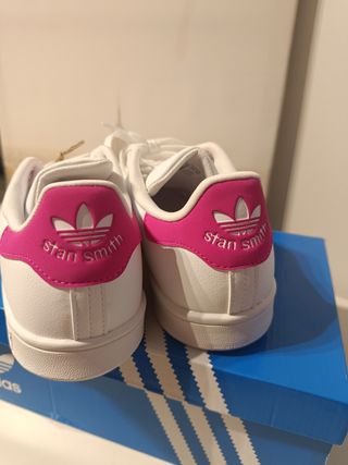 Zapatillas Adidas Stan Smith Rosa-Blancas