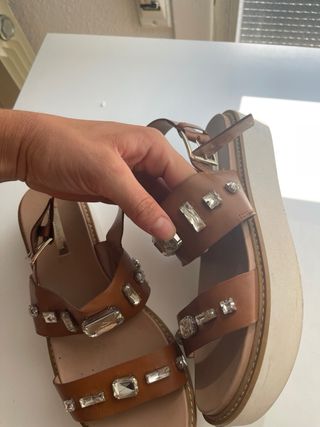 Sandalias Stradivarius Marrón 39
