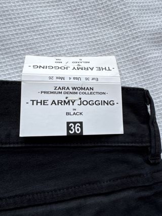 Pantalones negros Zara -talla 36