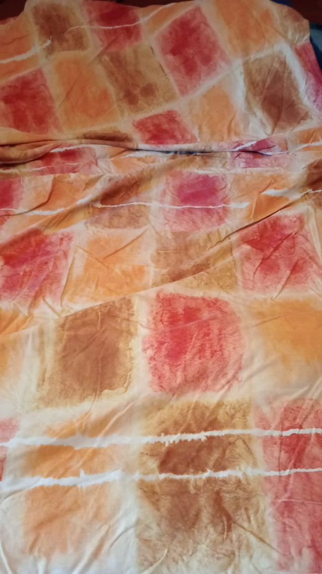 Funda nórdica algodón naranja-rojo
Cama de 90