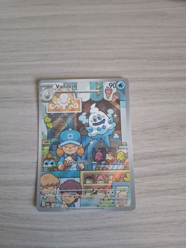 Carta Pokemon Vanillish - 190/182