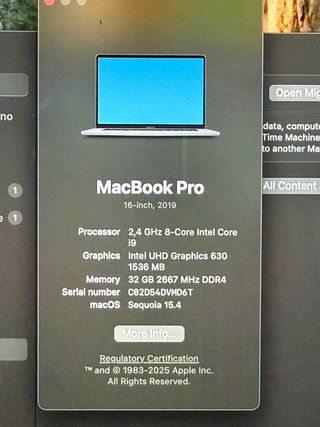 MacBook Pro 16" 2019 Gris Espacial