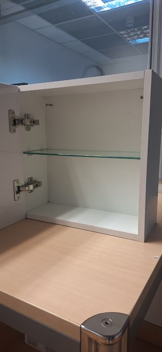 2 Armario baño blanco