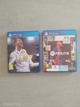 PS4 (PlayStation 4) FIFA 18 & 21