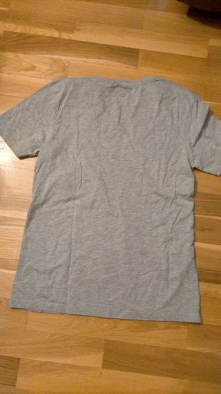 Camiseta Zara Man gris-negro M