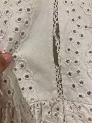 Vestido blanco Zara - Talla M