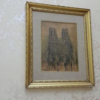 QUADRO CORNICE IN LEGNO COLORE ORO