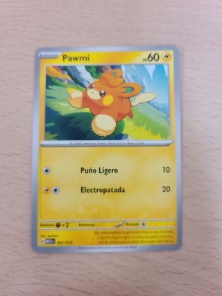 Carta Pawmi Pokemon McDonald's