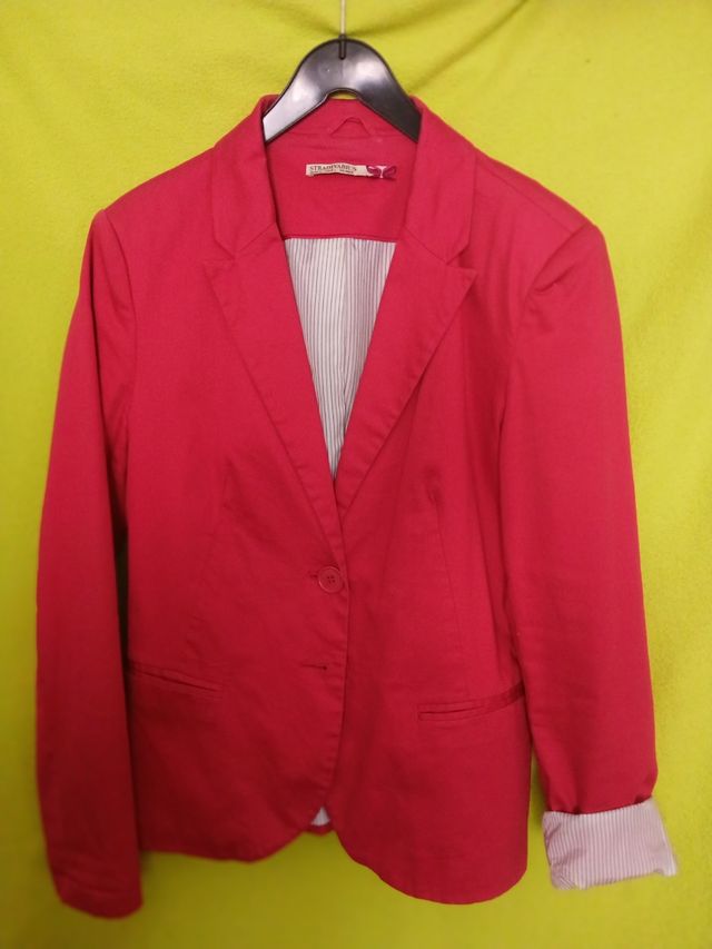 Blazer Stradivarius Vermelho - Tam L