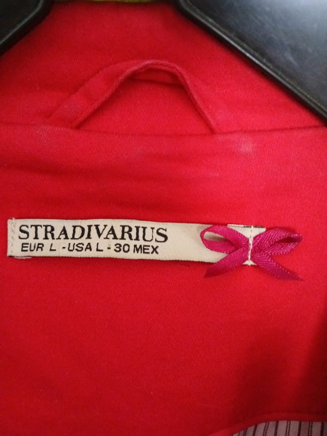 Blazer Stradivarius Vermelho - Tam L