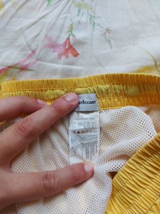 Bañador amarillo mujer