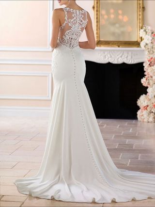 Vestido novia sirena talla 38