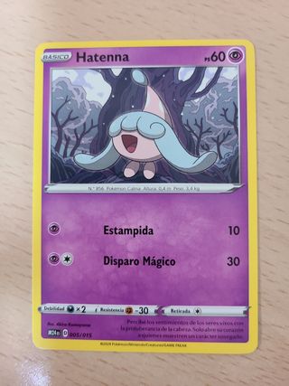 Hatenna - Carta Pokemon McDonald's