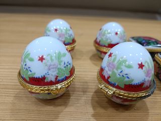 8 Pastilleros Porcelana Vintage