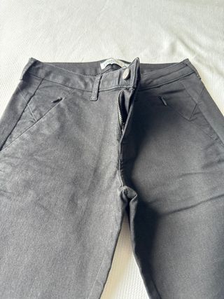 Pantalones Zara negros - tiro alto