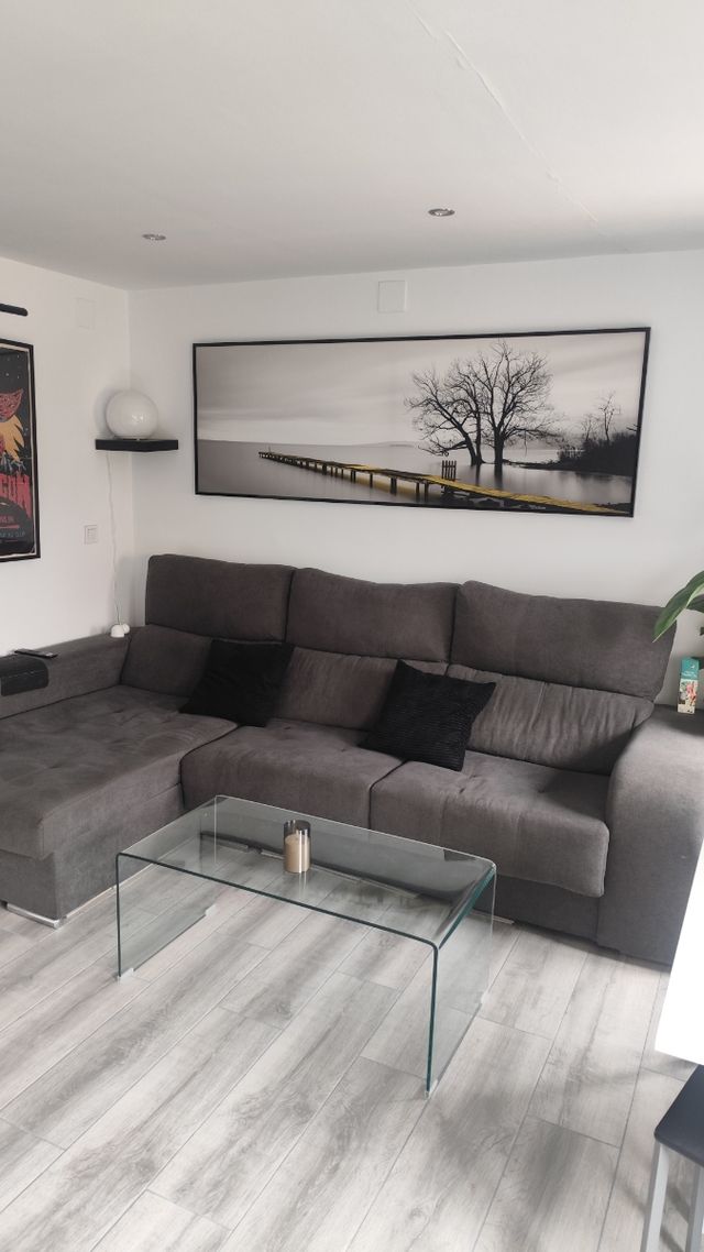 Cuadro grande paisaje lago