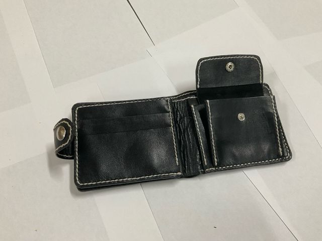 Cartera Piel Negra