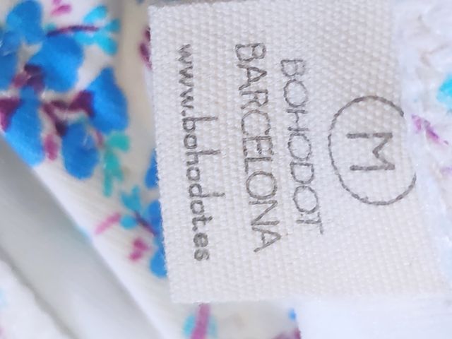 Bikini boho - Azul y blanco