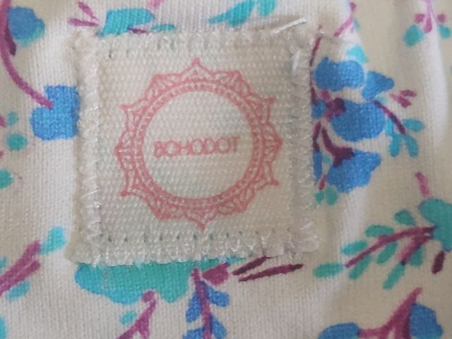 Bikini boho - Azul y blanco