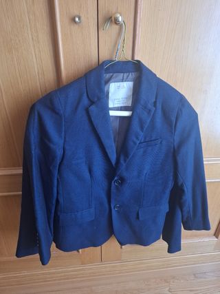Chaqueta Zara niño azul