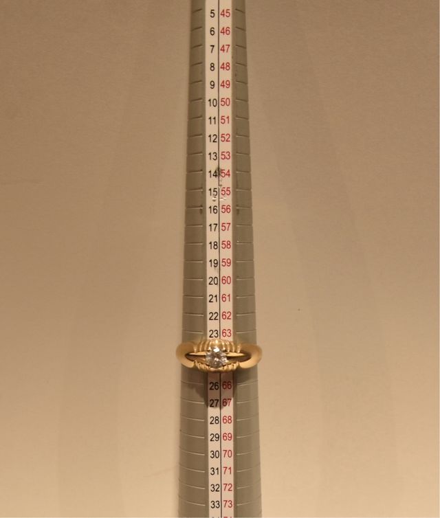 SOLITARIO DE ORO 18K/4.4Gr