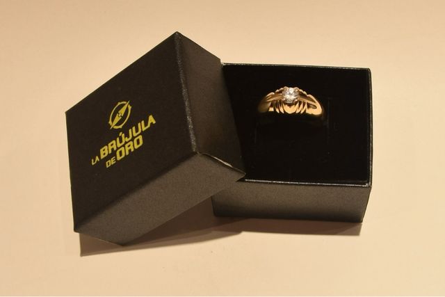 SOLITARIO DE ORO 18K/4.4Gr
