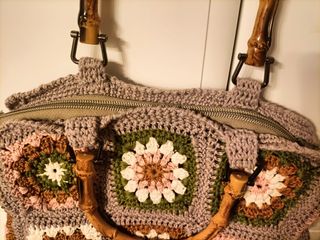 Bolso crochet multicolor