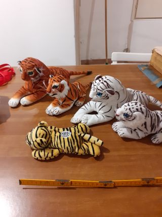 5 Peluche Tigri - NUOVI