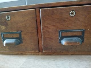 Mueble 2 cajones vintage madera