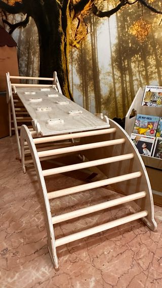 KIT MONTESSORI infantil triángulo/pikler/arco/ramp
