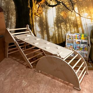 Montessori NUEVO triángulo/pikler/arco/rampa niños