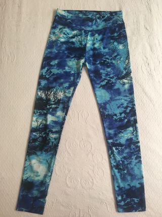 Mallas deportivas estampadas azules