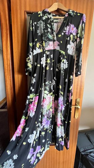 Vestido Zara floral M