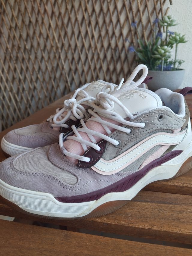 Zapatillas Vans Gris Rosa
